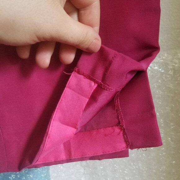 Hot Pink MaxMara Vintage Pleated Trousers with Rhinestone Belt - Made in Italy - Picture 8 of 9